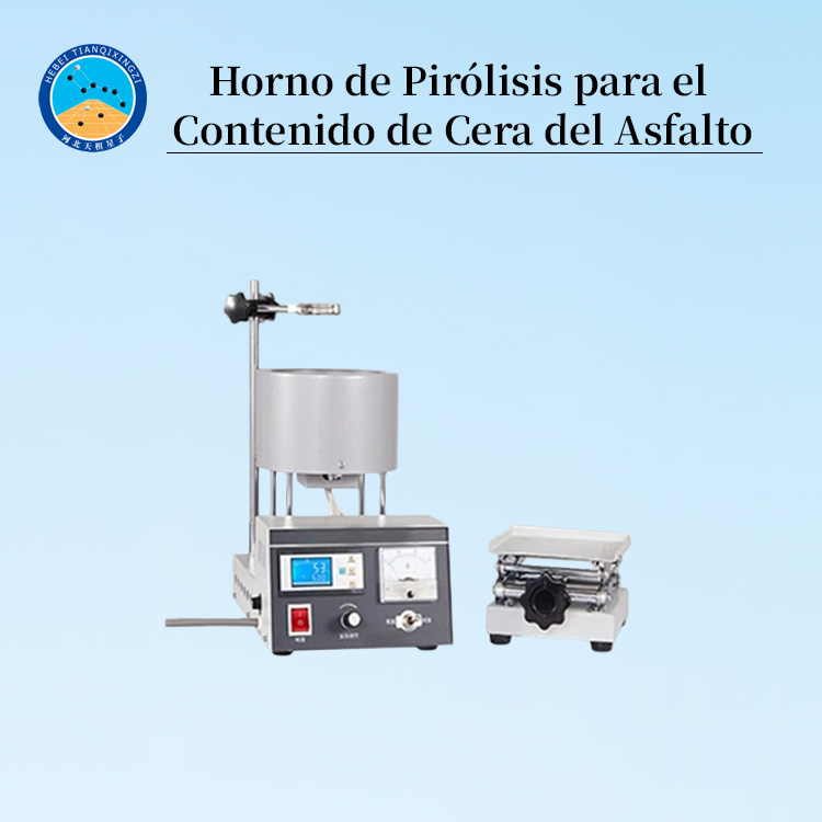 Horno de pirólisis para determinar el contenido de cera asfáltica en laboratorios