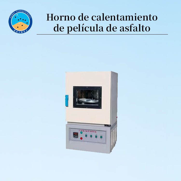 Horno de película asfáltica de alta precisión para envejecimiento del betún