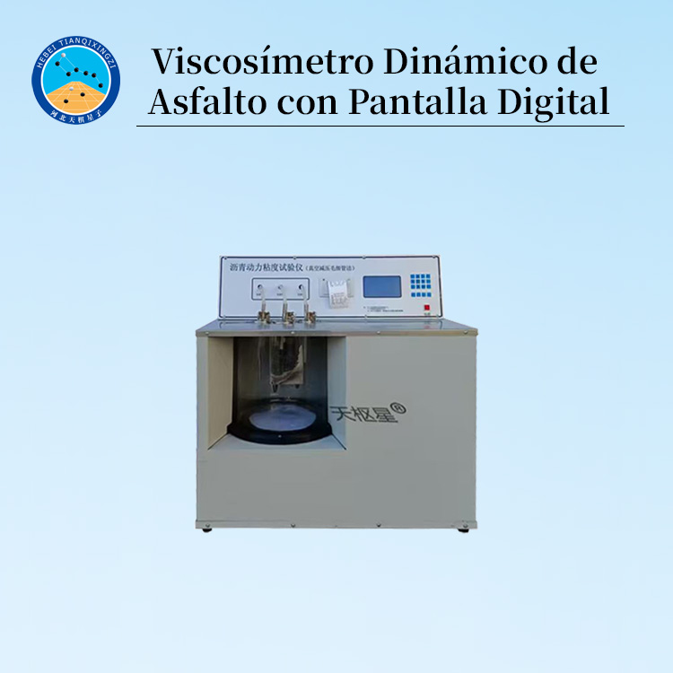 Medidor de viscosidad dinámica de asfalto con pantalla digital para betún