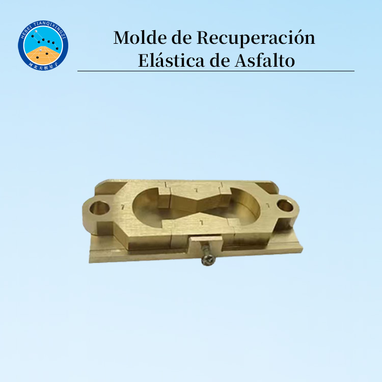 Molde de Recuperación Elástica de Asfalto para Pruebas de Elasticidad de Betún