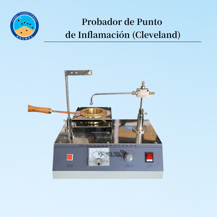 Probador de Punto de Inflamación y Combustión (Copa Abierta Cleveland)