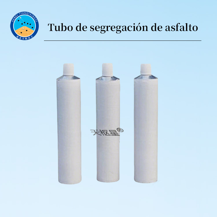 Tubo de segregación de asfalto para ensayo de estabilidad de almacenamiento