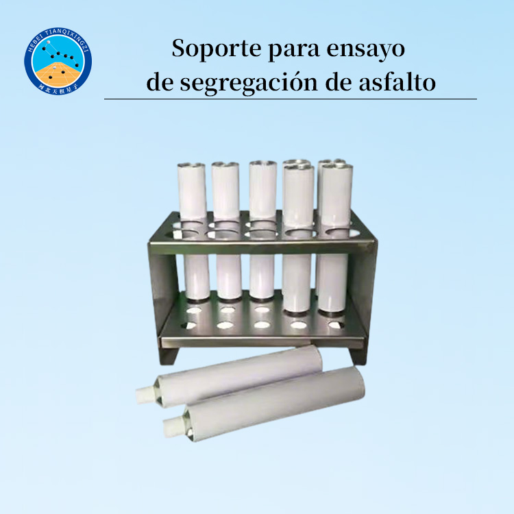 Soporte de ensayo de segregación de asfalto para estabilidad de almacenamiento