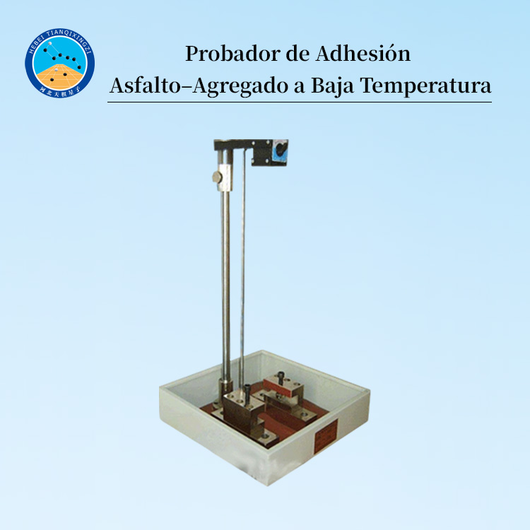Probador de Adhesión Asfalto–Agregado a Baja Temperatura