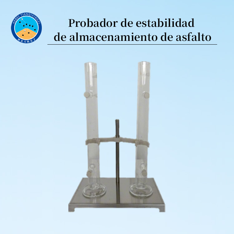 Probador de estabilidad de almacenamiento de emulsión asfáltica para ingeniería vial
