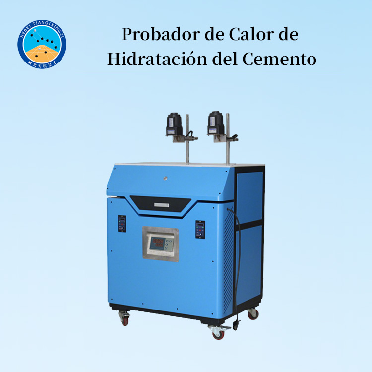 Probador de calor de hidratación/Probador de cemento hidratado