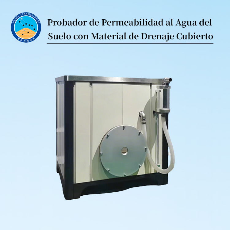 Comprobador de permeabilidad al agua del relleno de material de drenaje