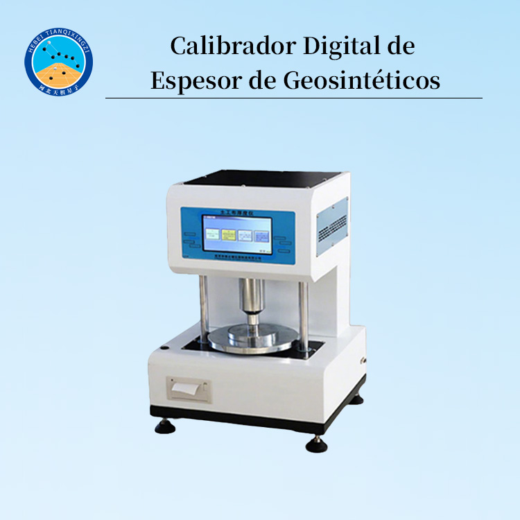 Medidor de Espesor para Materiales Geosintéticos