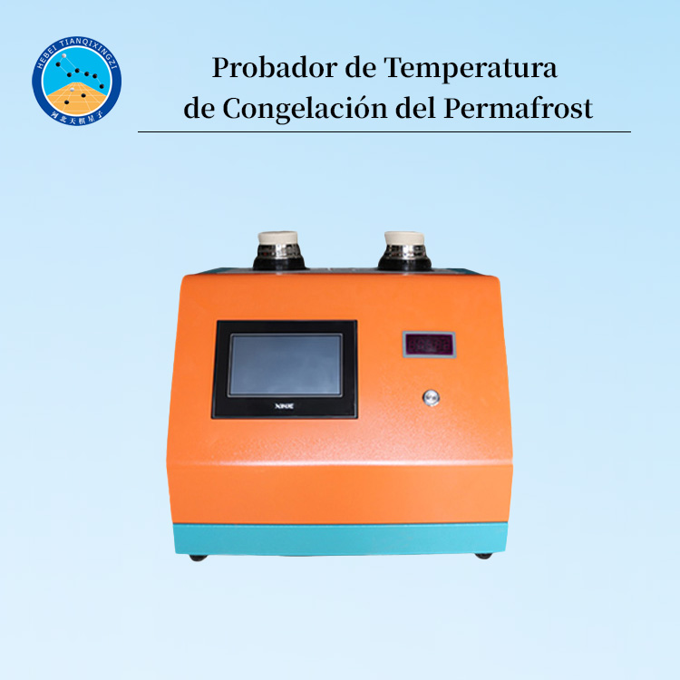 Prueba de temperatura de congelación del probador de muestras de suelo