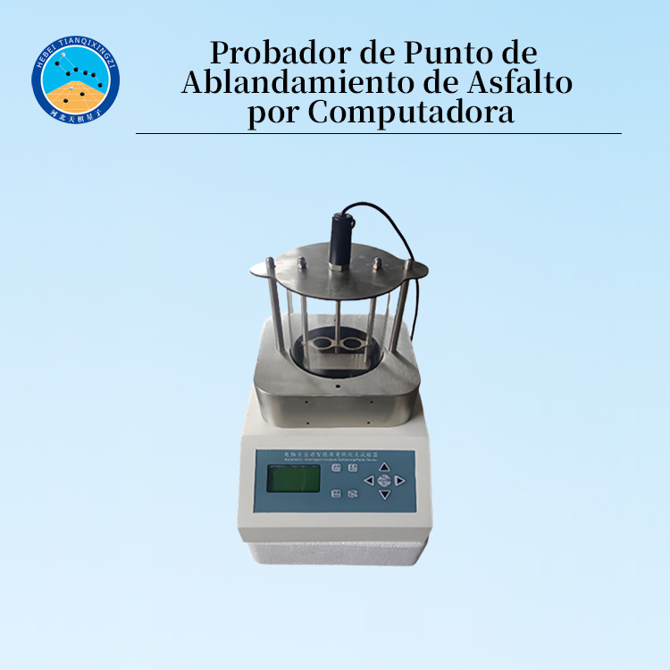 Aparato de Punto de Reblandecimiento del Asfalto (Anillo y Bola)