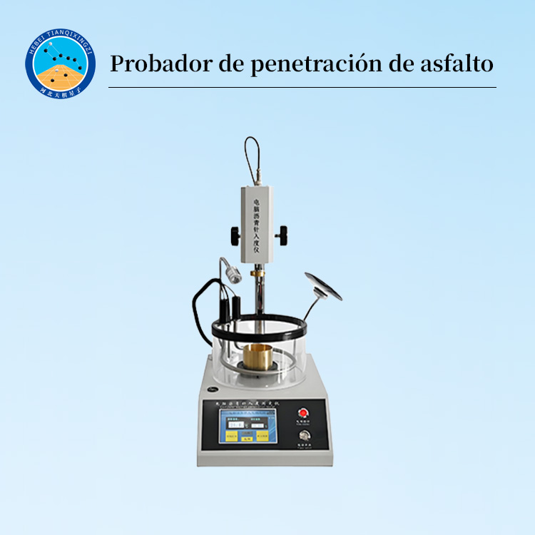 Dispositivo digital de prueba de penetración de agujas en asfalto