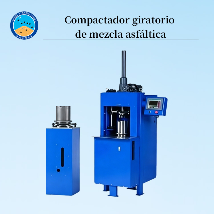 Compactador giratorio hidráulico de mezcla asfáltica de laboratorio