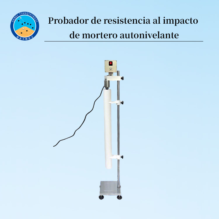 Probador de impacto de martillo de caída de mortero autonivelante a base de cemento