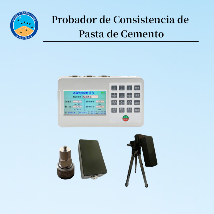 Instrumento de medición para equipos de ablandamiento de cemento