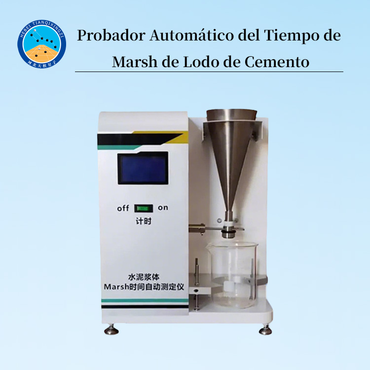 Probador Automático del Tiempo de Flujo de Pasta de Cemento