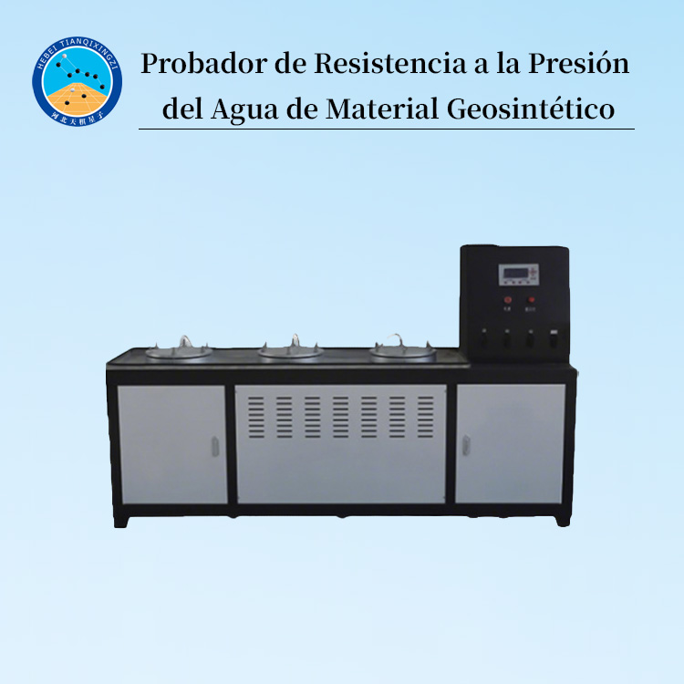 Máquina de Ensayo de Presión Hidrostática para Geomembranas