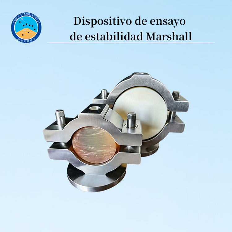 Dispositivo de ensayo de estabilidad Marshall para mezcla asfáltica