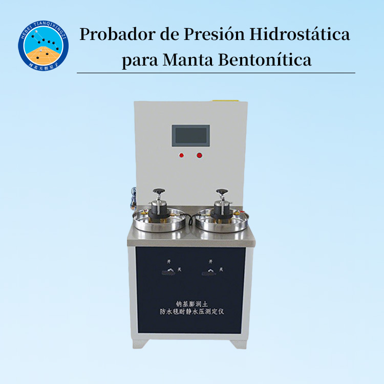 Hydrostatic Pressure Tester para Manta Impermeable de Bentonita Sódica (GCL)