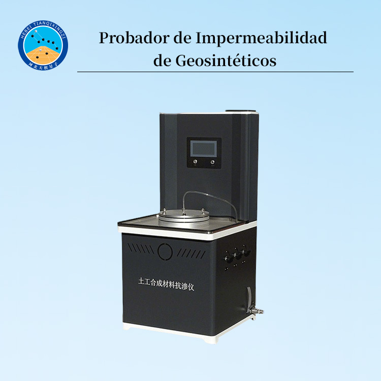 Probador Vertical de Impermeabilidad y Coeficiente de Permeabilidad de Geotextiles