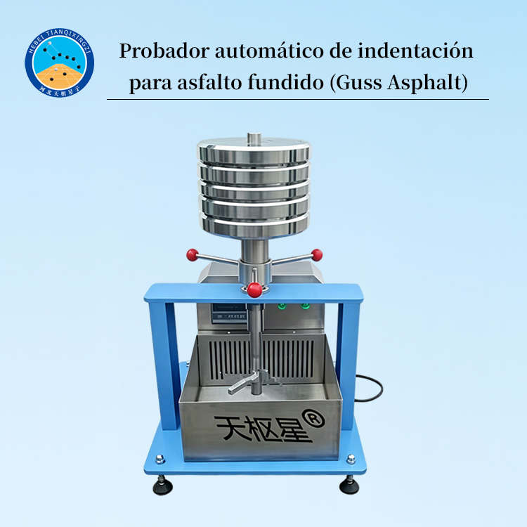 Probador automático de indentación para asfalto fundido (Guss Asphalt)