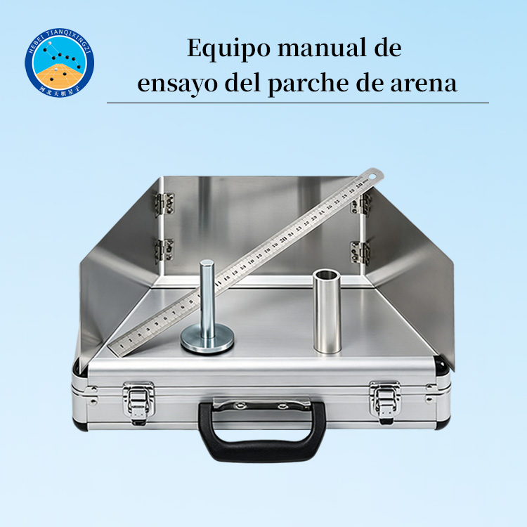 Equipo manual de parche de arena para textura de pavimento