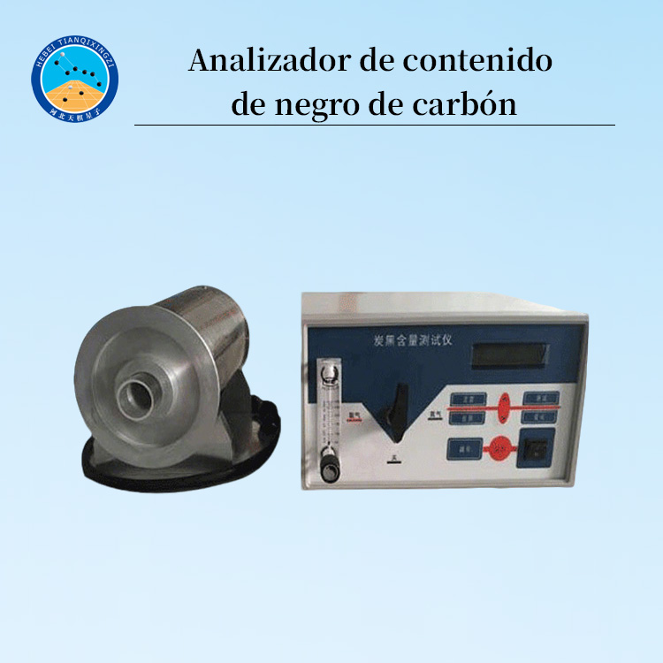 Probador de contenido de negro de carbón plástico ASTM D1506