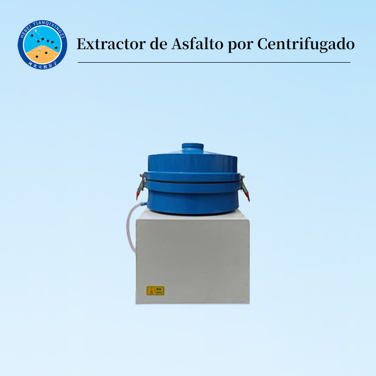 Análisis del separador de betún con extractor centrífugo de asfalto