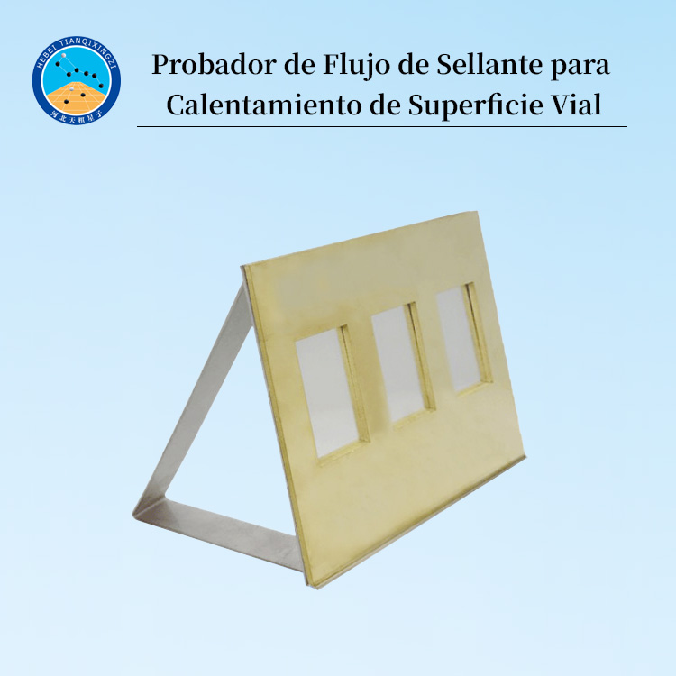 Probador de flujo de sellador de caucho para carreteras / Sellador de juntas de asfalto