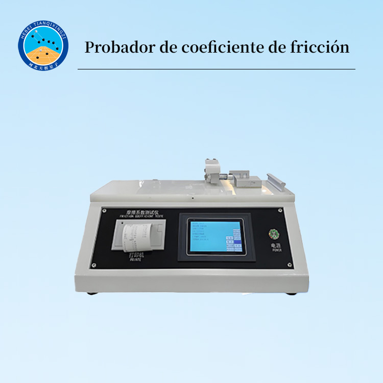 Probador de coeficiente de fricción / Probador COF