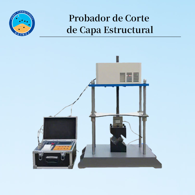 Probador de cizallamiento torsional de unión entre capas para materiales de construcción