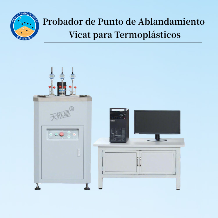 Probador Vicat 300 °C para pruebas de plásticos, caucho y otros materiales