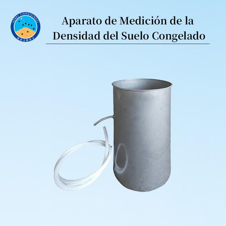 Cilindro de medición de densidad de suelo congelado de laboratorio