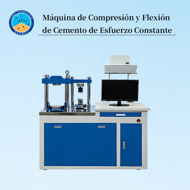 Máquina de Compresión y Flexión de Cemento de Esfuerzo Constante