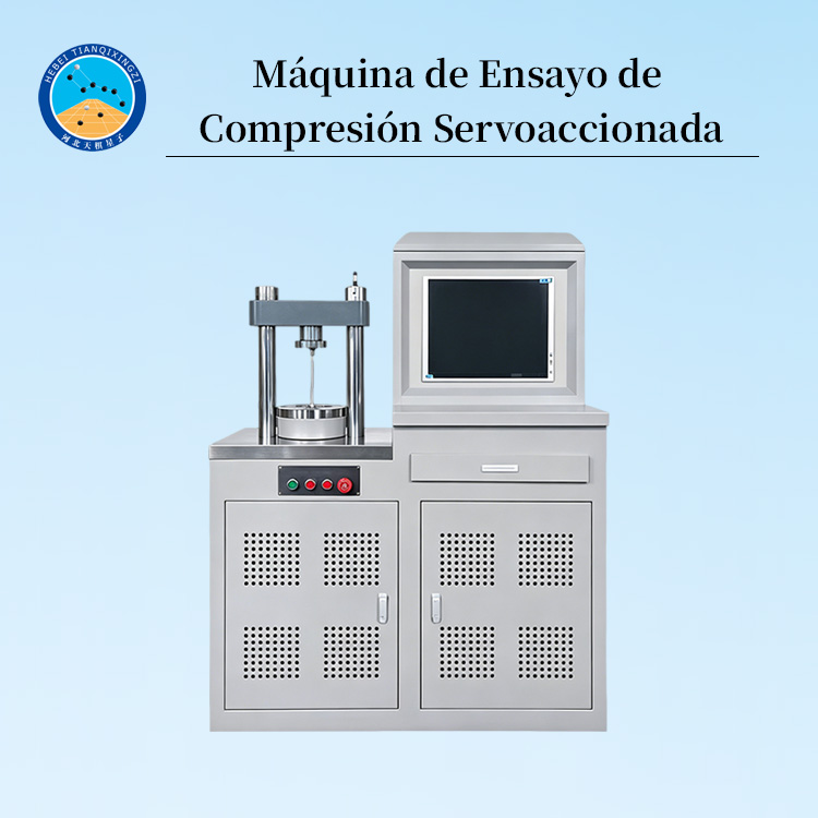 Máquina de Ensayo de Compresión Servoaccionada