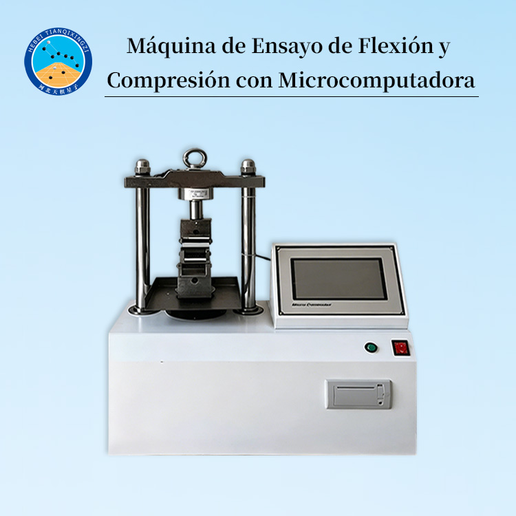 Máquina de Ensayo de Flexión y Compresión con Microcomputadora