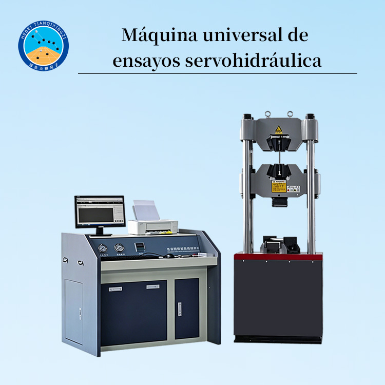 Máquina universal servohidráulica controlada por computadora