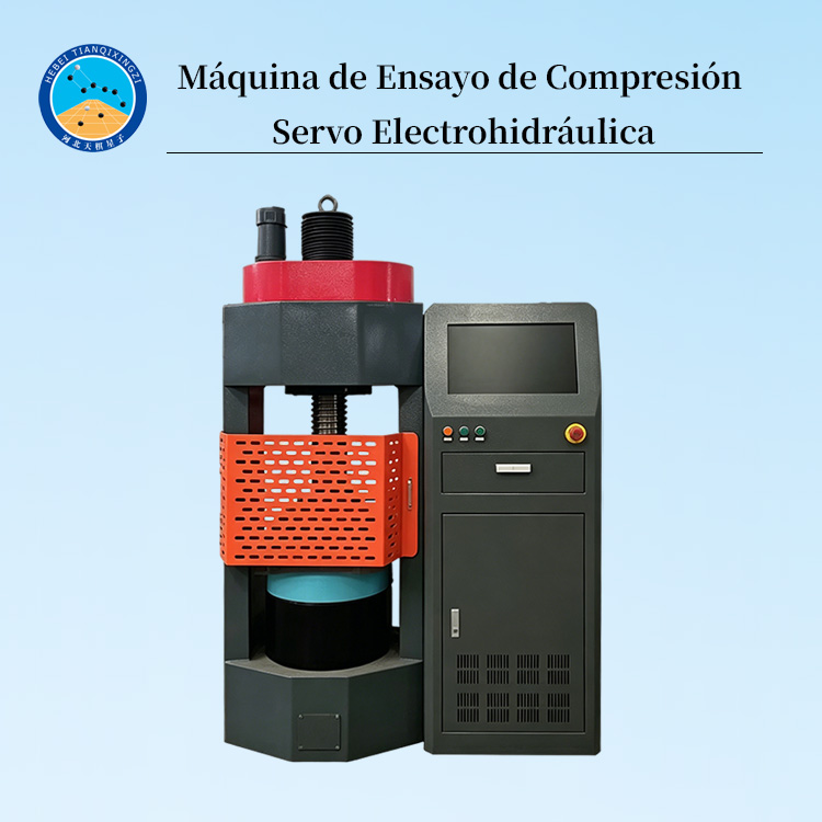 Máquina de Ensayo de Compresión Servo Electrohidráulica