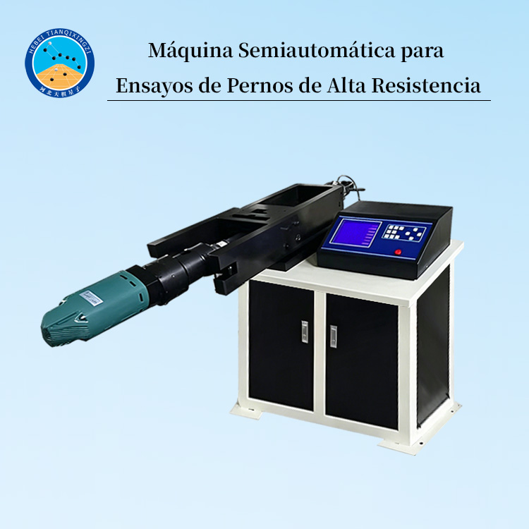 Máquina Semiautomática para Ensayos de Pernos de Alta Resistencia