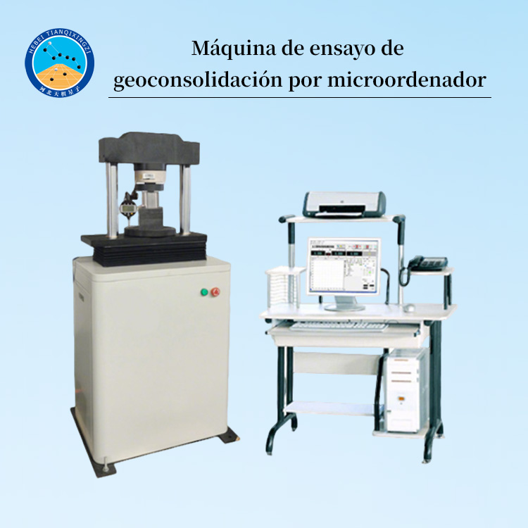 Equipo de prueba de geoconsolidación automatizado controlado por computadora