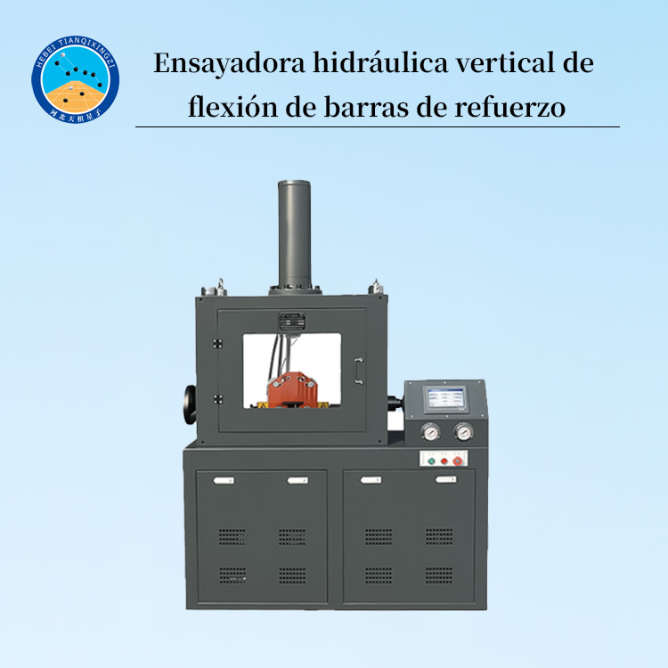 Ensayadora hidráulica vertical de flexión de barras de refuerzo