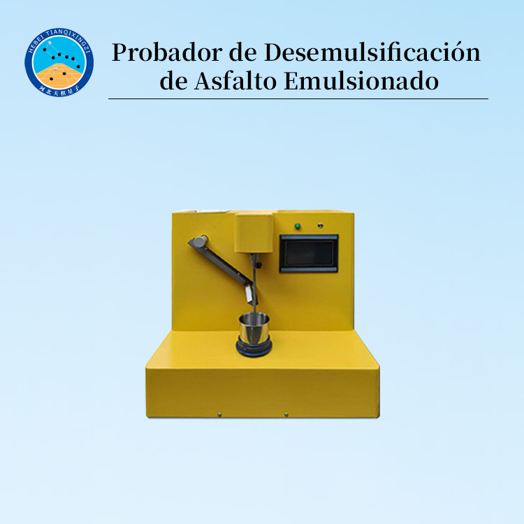 Agitador de Alta Precisión para Demulsificación de Emulsión Asfáltica Catiónica