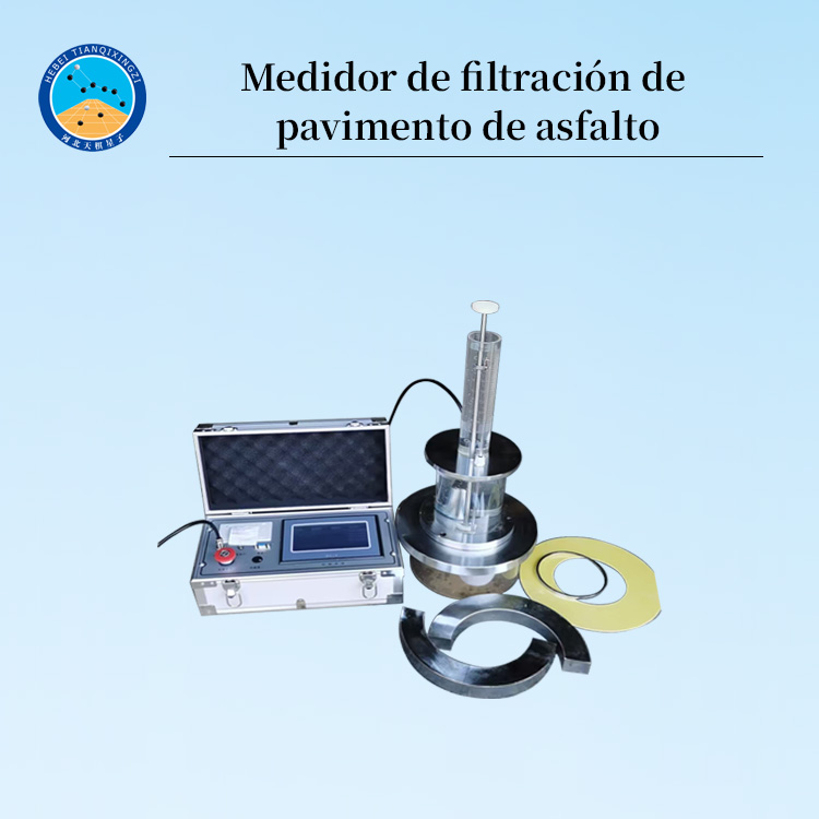 Medidor de filtración de asfalto de alta precisión para la construcción de carreteras