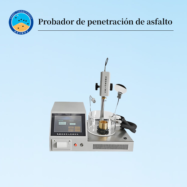 Probador de penetración de betún inteligente de alta precisión y venta directa de fábrica