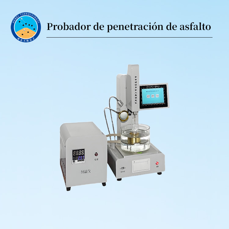 Penetrómetro digital de asfalto semiautomático o automático