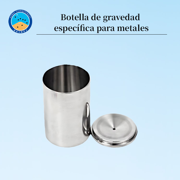 Copa de Densidad de Acero Inoxidable 100 ml – Medidor de Gravedad Específica para Asfalto