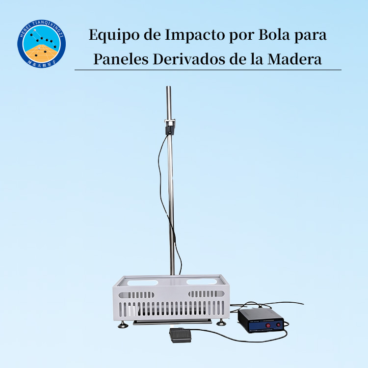 Equipo de Impacto por Bola para Paneles Derivados de la Madera
