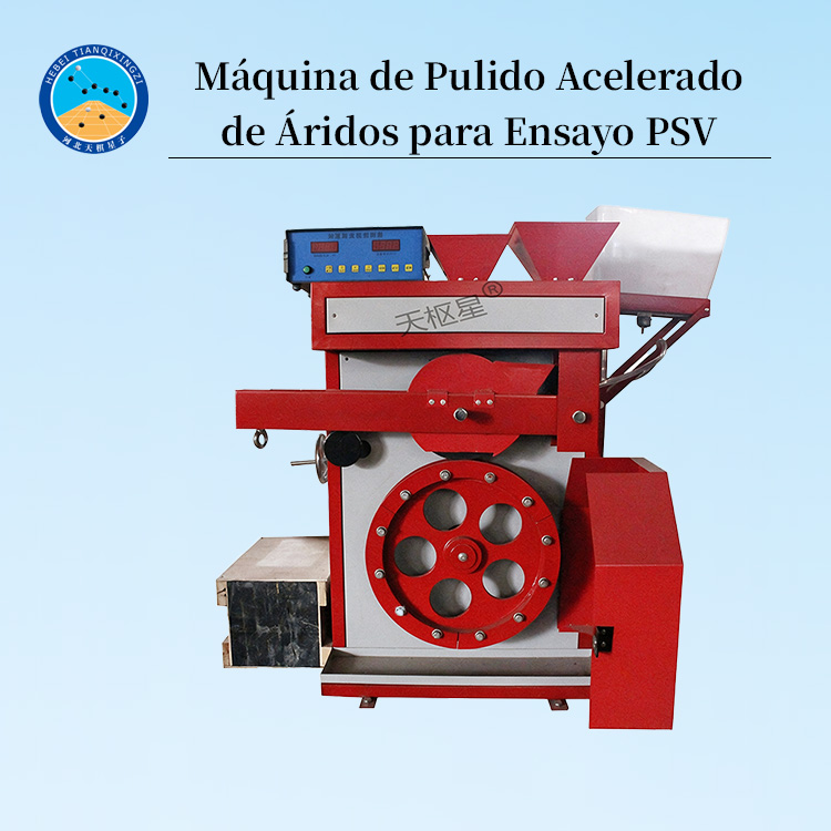 Máquina de Pulido Acelerado de Áridos para Ensayo PSV