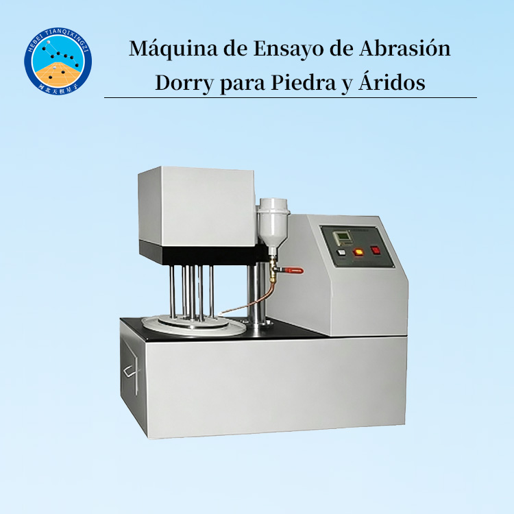 Máquina de Ensayo de Abrasión Dorry para Piedra y Áridos