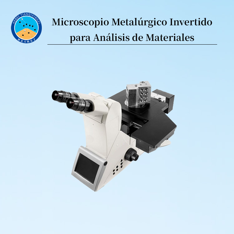 Microscopio Metalúrgico Invertido para Análisis de Materiales