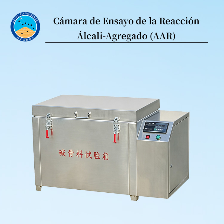 Cámara de Ensayo de la Reacción Álcali-Agregado (AAR)